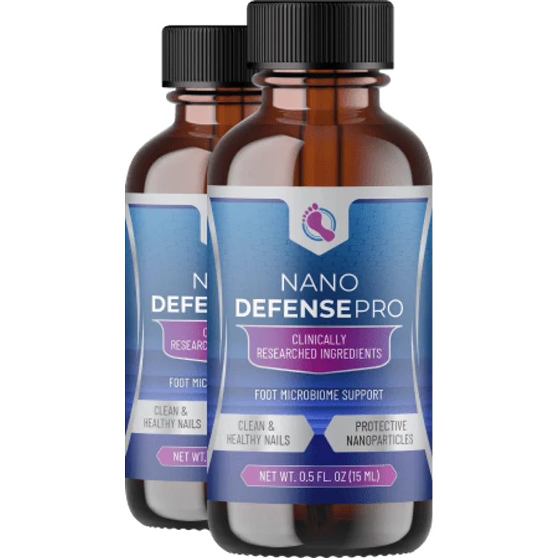 NanoDefense Pro Nail Skin Health Supplement Bottle (2 Bottle / 60 Day Pack)